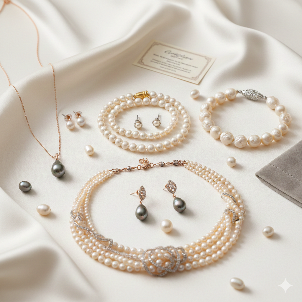 Pearl Jewelry Set