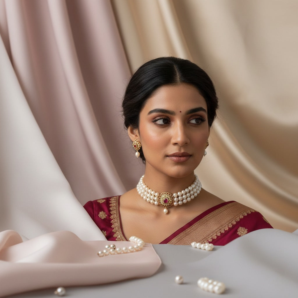 Pearl Choker Necklace