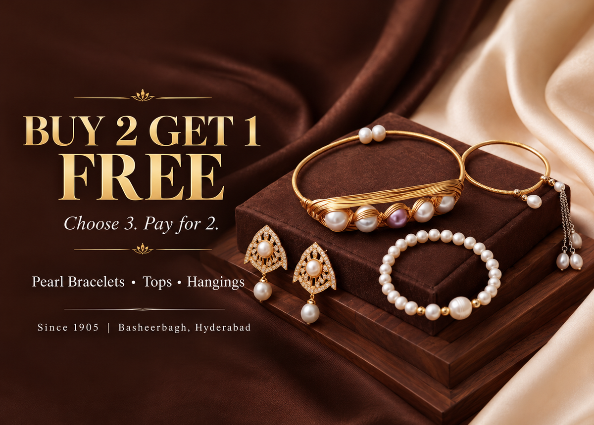 Buy 2 Get 1 Free – Pearl Jewellery