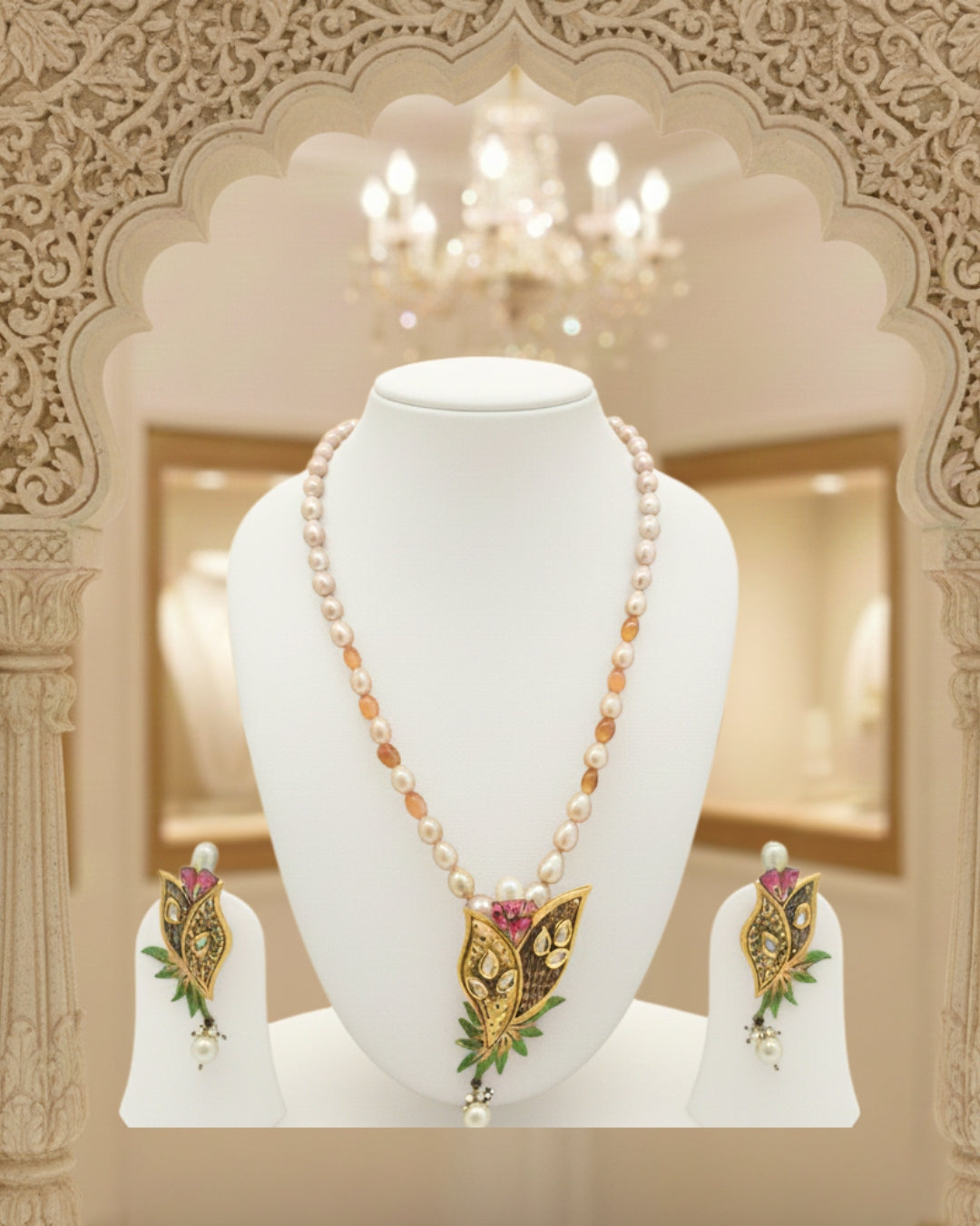 One line Pendent Set