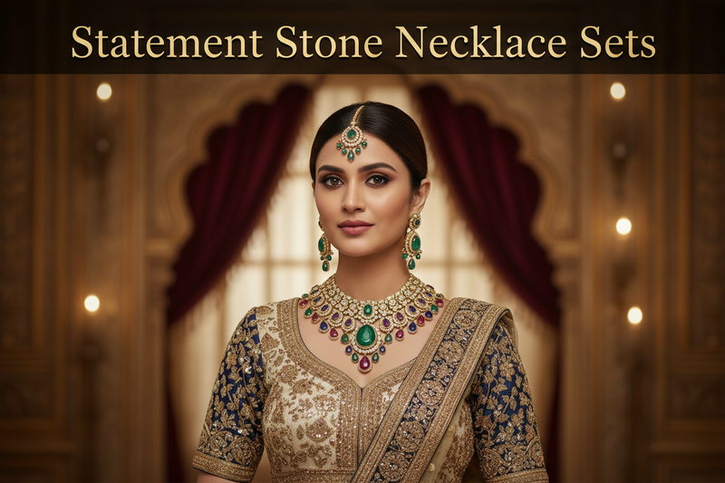 Statement Stone Necklace Sets