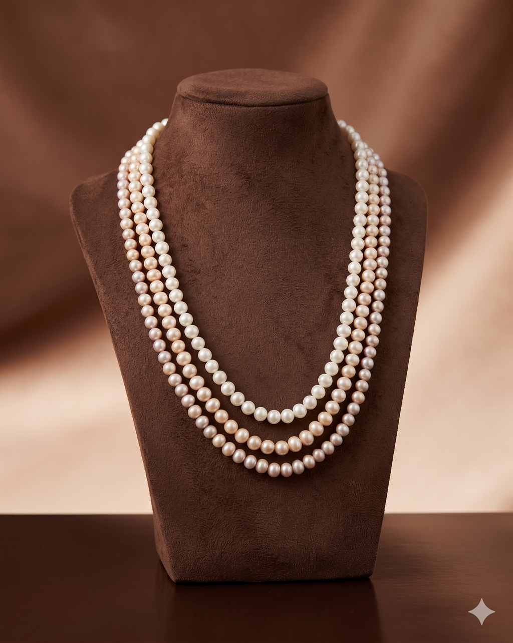 Blush Harmony Freshwater Pearl Necklace & Earrings Set