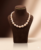 Blush Ivory Baroque Pearl Necklace