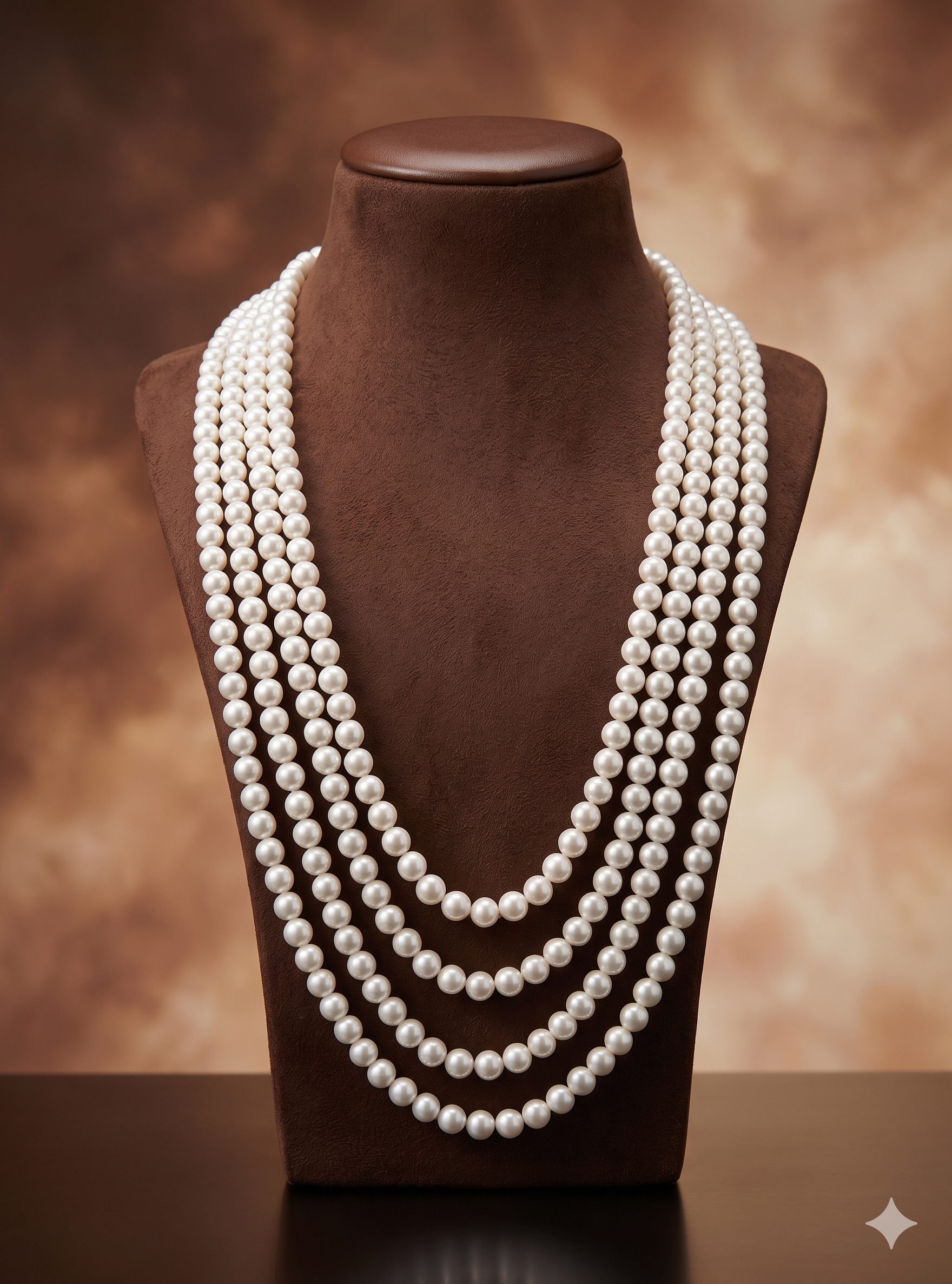 Classic Cascade Pearl Necklace