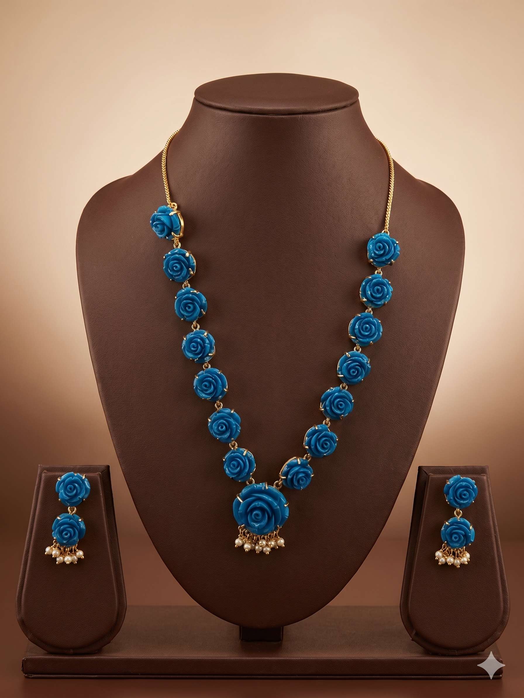 Coral Necklace Set