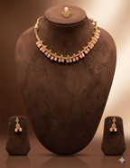Coral necklace set