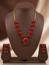Coral necklace set
