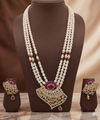 Crimson Crown Pearl Pendant Set