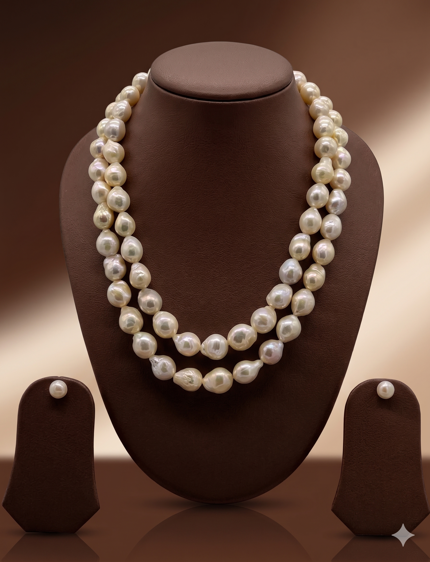 Dual Harmony Pearls Necklace
