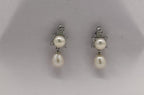 Embellished Pearl Drop Earrings