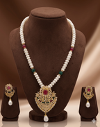 Festive Harmony Freshwater Pearl Pendant Set