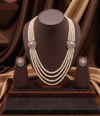 Four-Line Freshwater Pearl Broach Set for Women