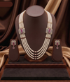 Four-Line Pearl Broach Set for Women