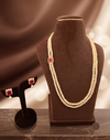 Freshwater Pearl Double Strand Necklace Set