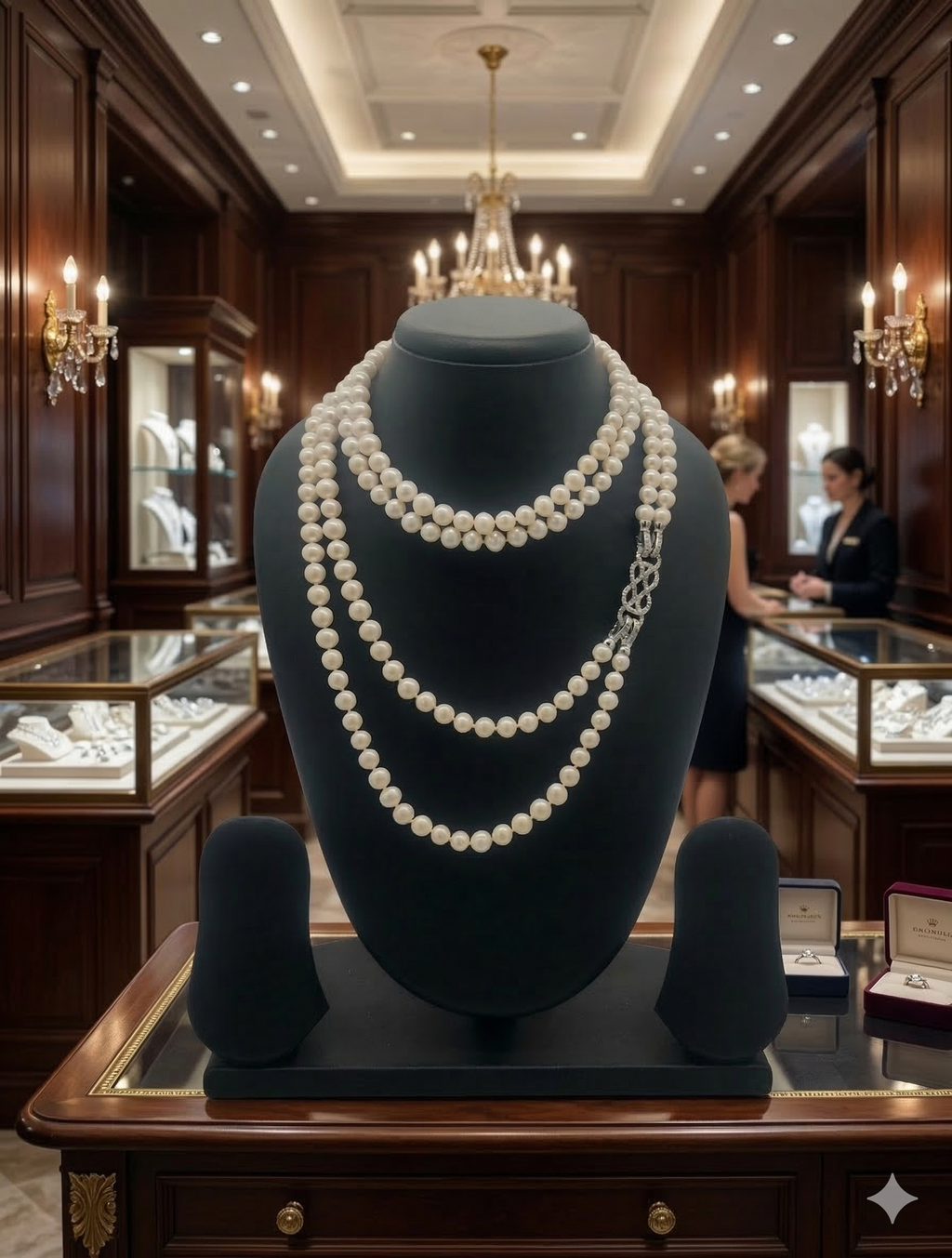 Freshwater Pearl Fancy Pendant set