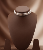 Silver Grace Freshwater Pearl 2 Line Choker