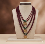 Royal Crimson Heritage Fancy Pendent Set
