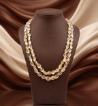 Crystal Cascade Double-Strand Necklace