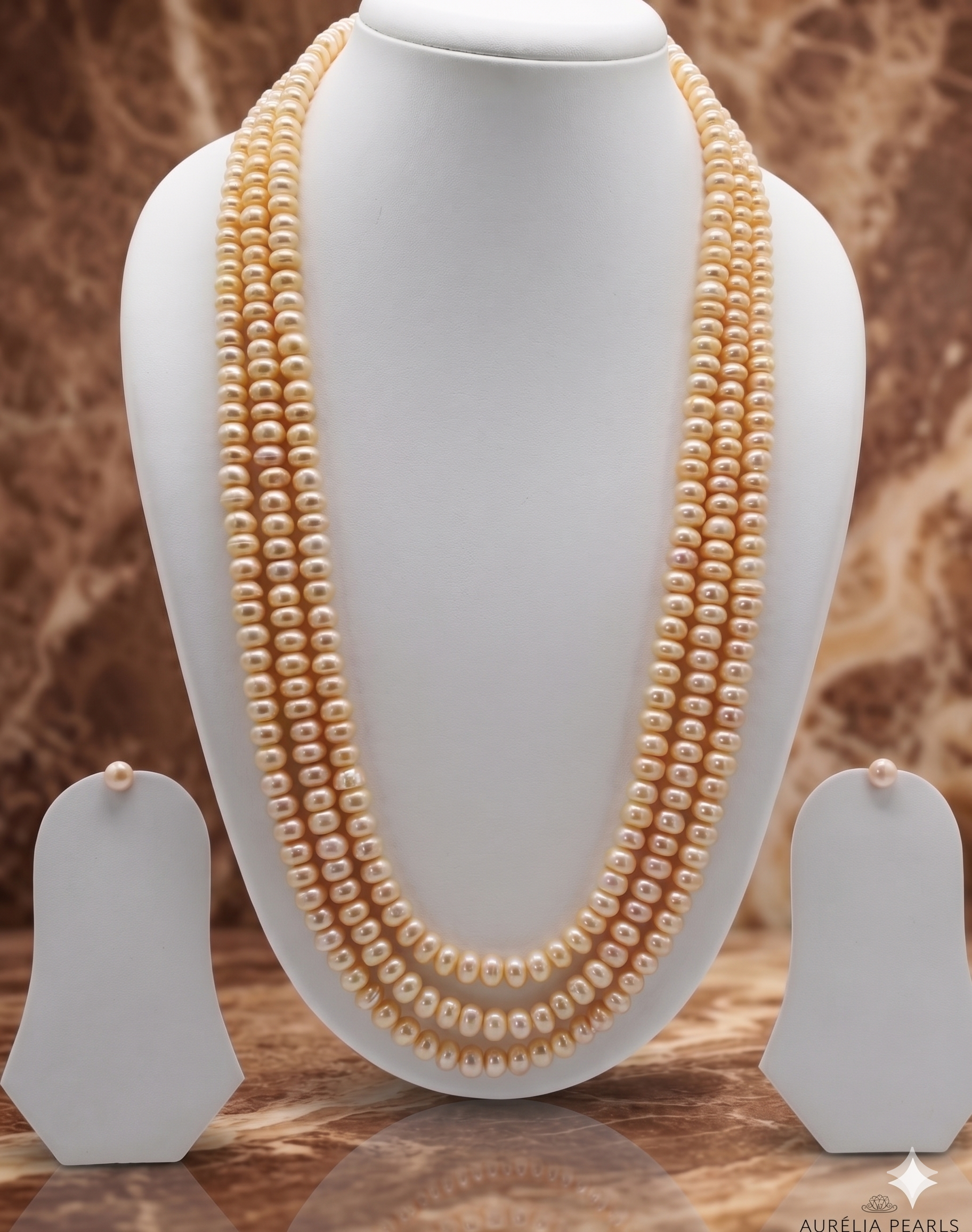 Layered Pearl Elegance Necklace