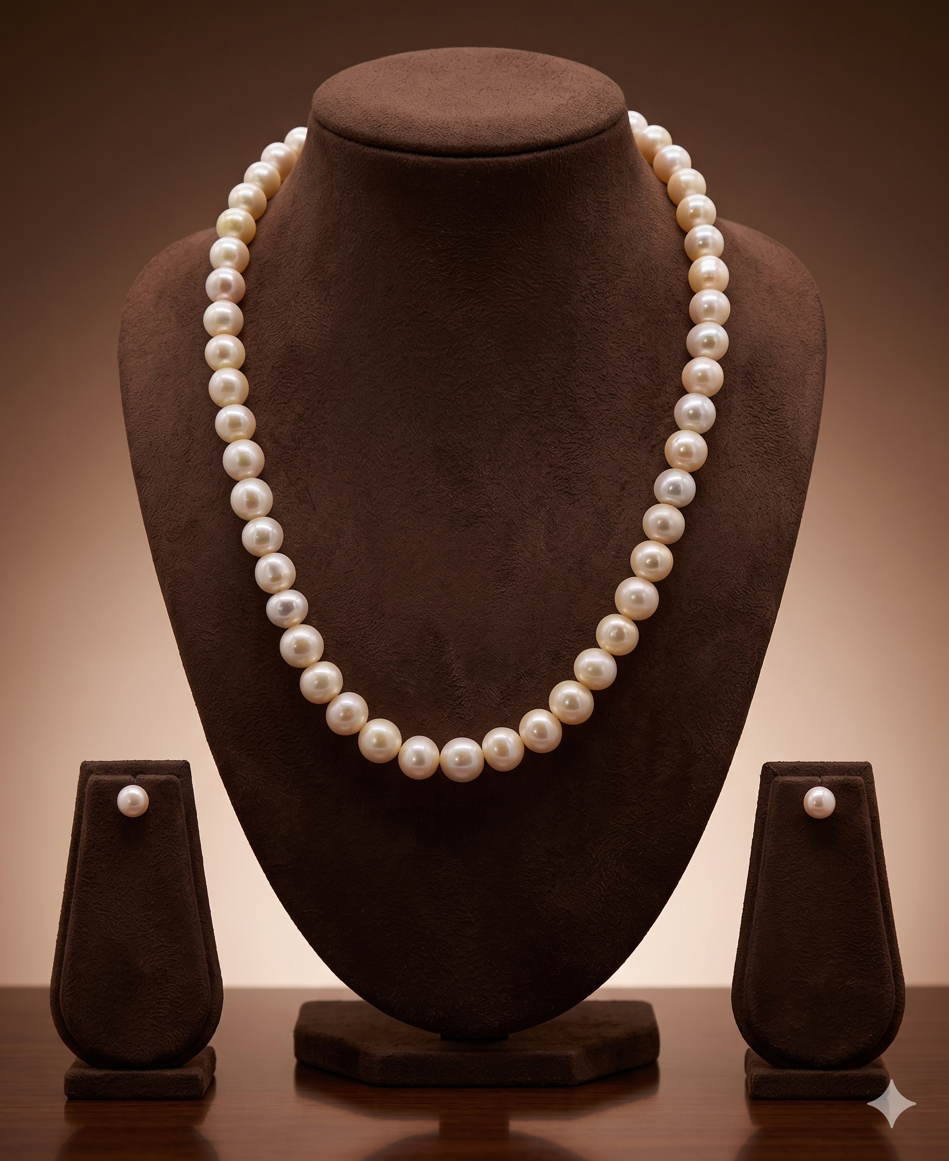 Classic Single-Strand Freshwater Pearl Necklace Set