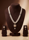 Azure Elegance Freshwater Pearl Pendant Set
