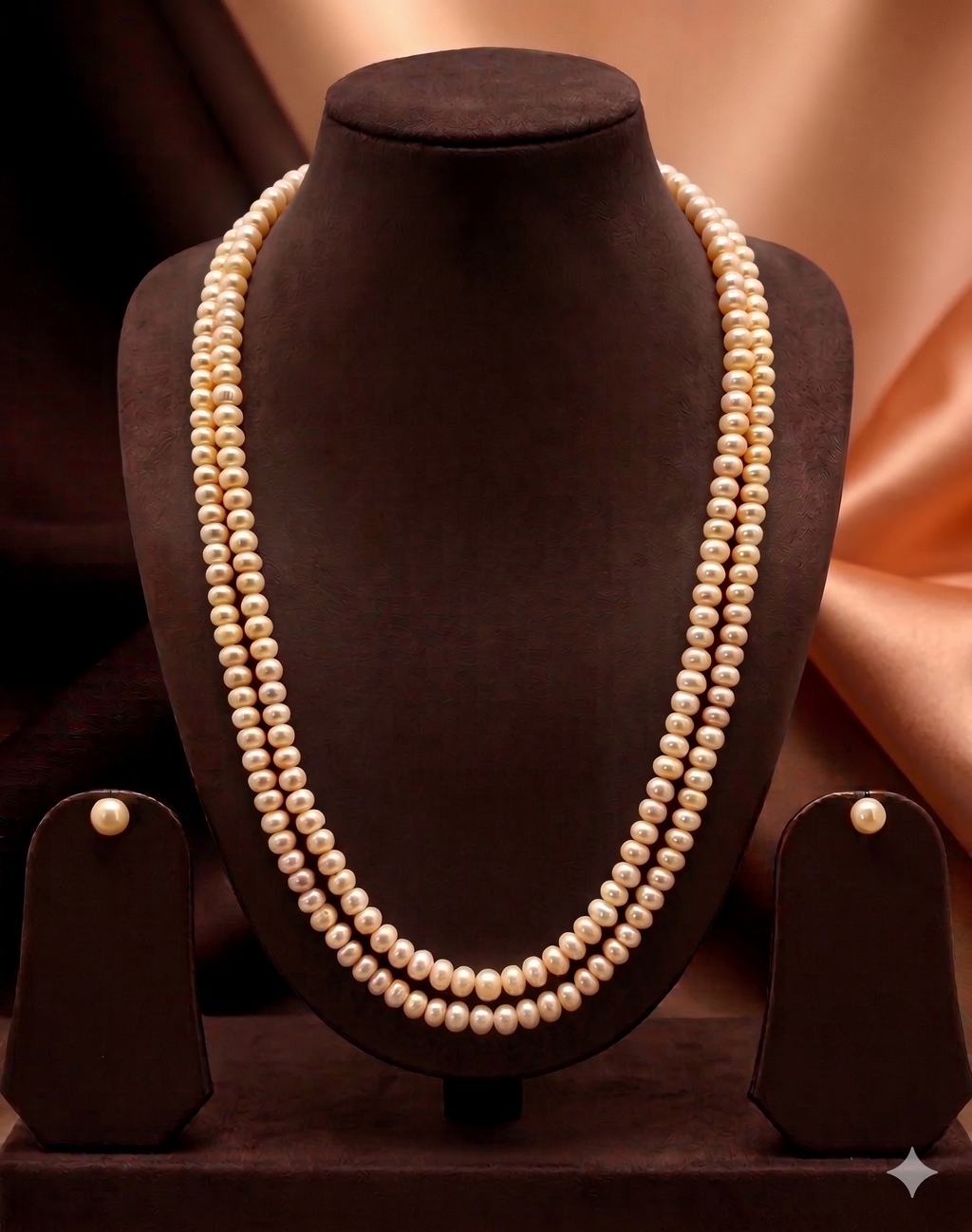 Garden Bloom Layers Pearls Necklace