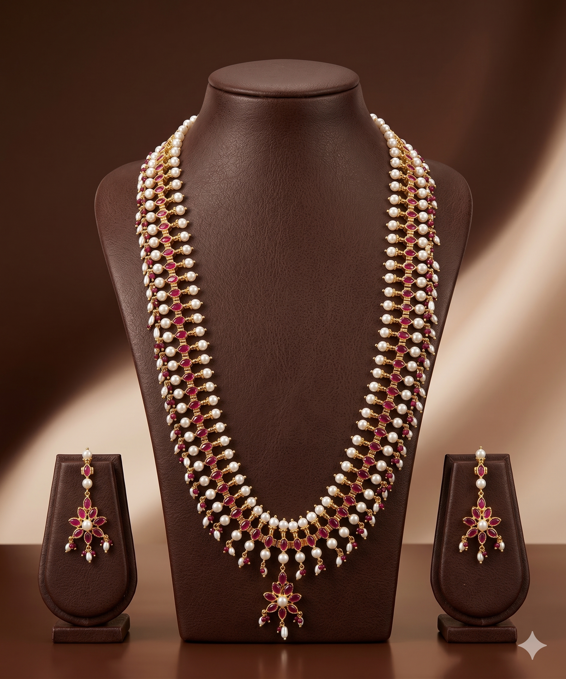 Traditional Pearl pendant Necklace
