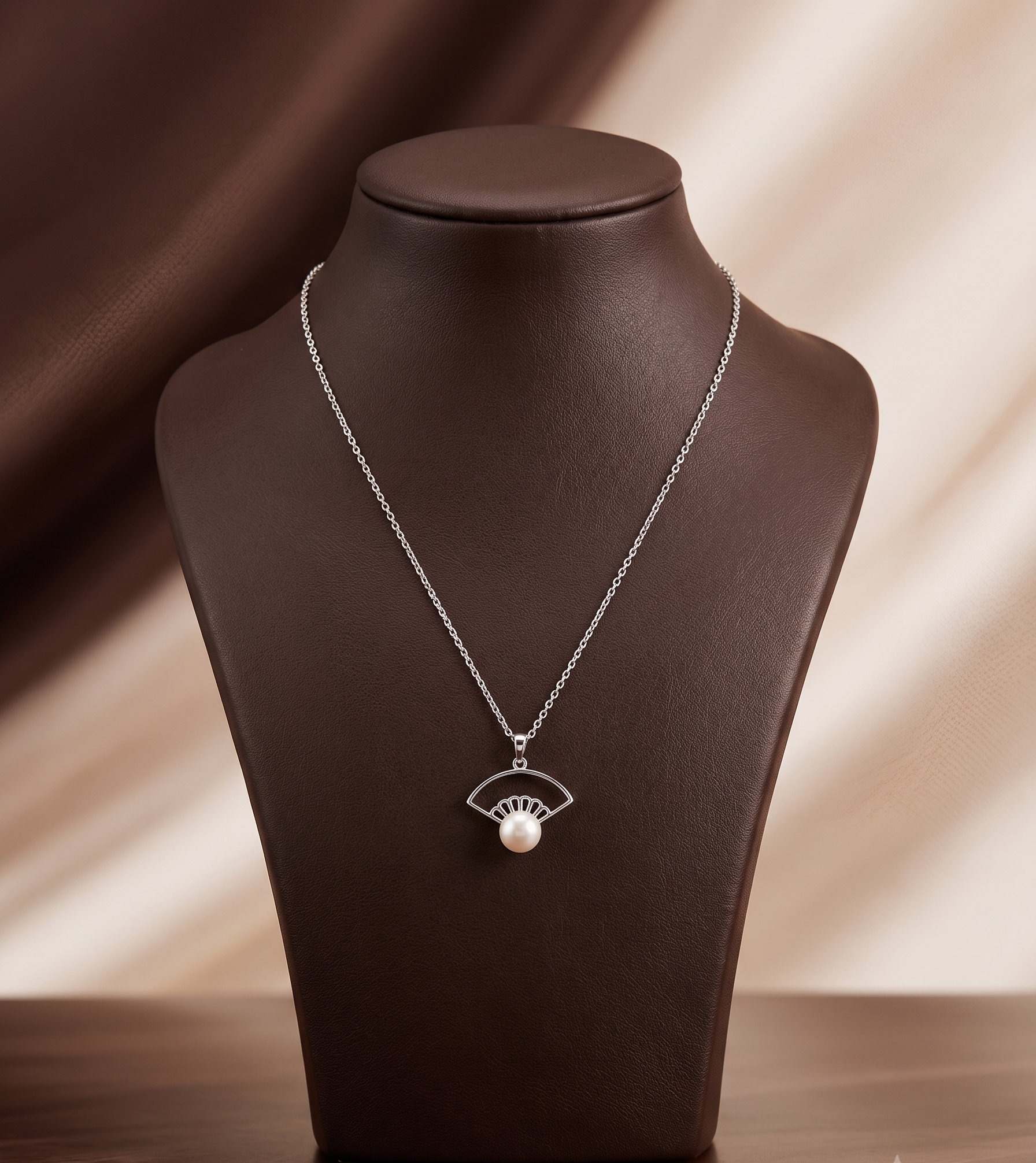 Ocean Pearl Shell Pendant Chain