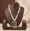 Emerald Garden Pearls Pendent Set