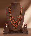 Coral necklace set