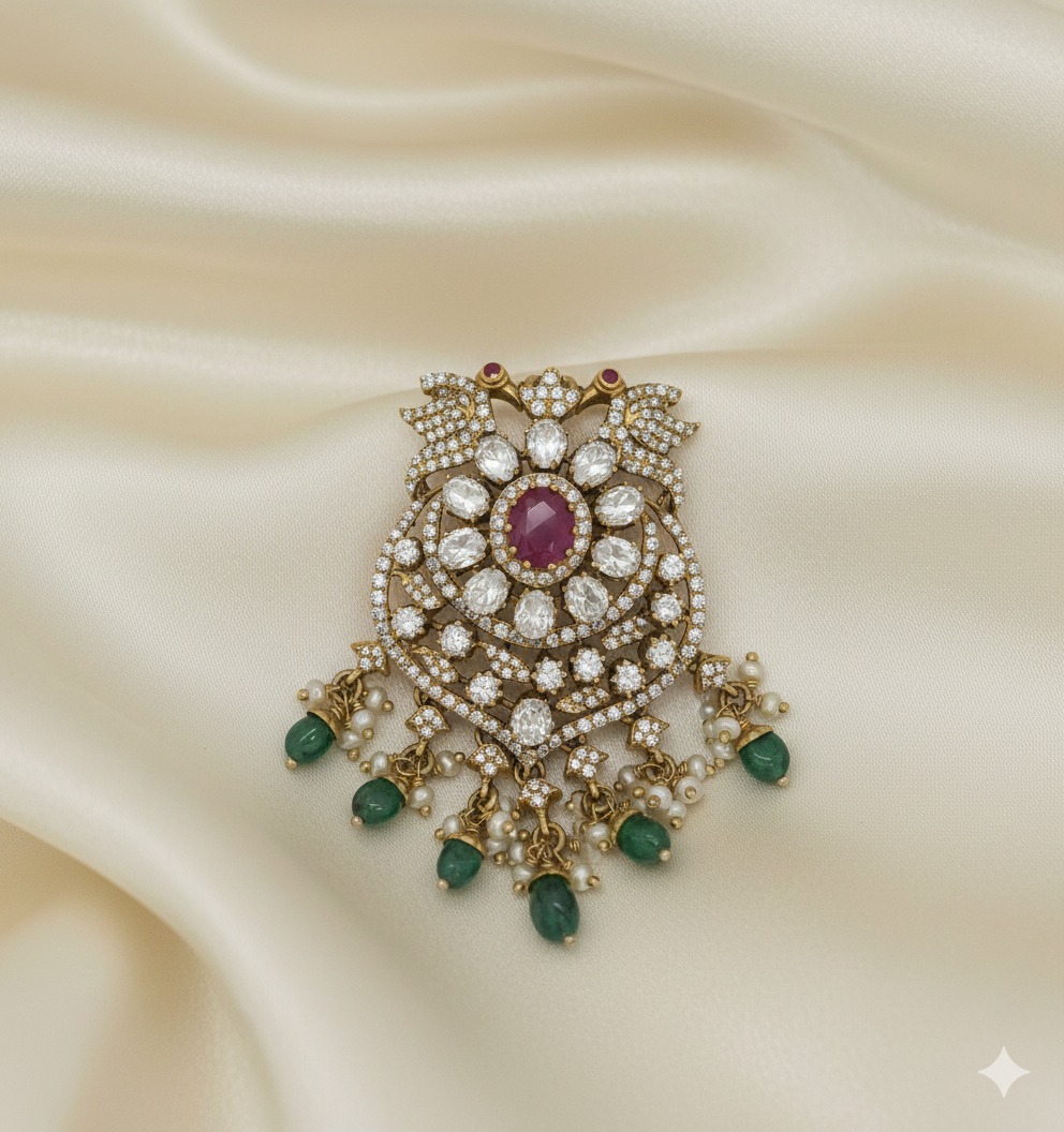 JAGDAMBA GOLD PENDENT 