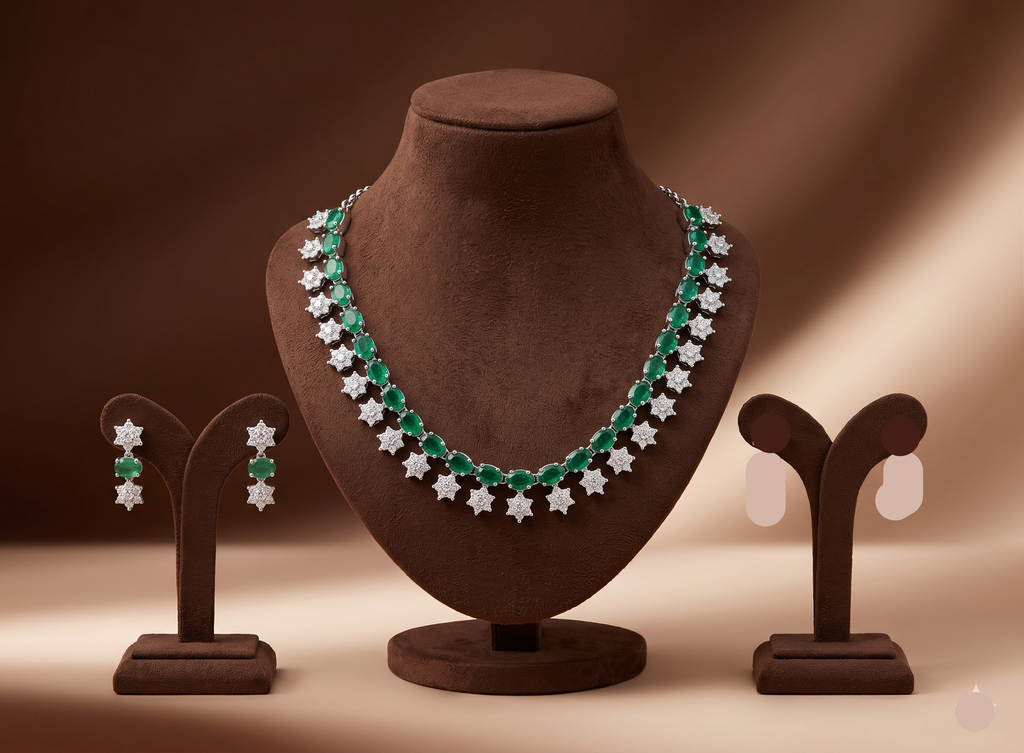 CZ Necklace Set