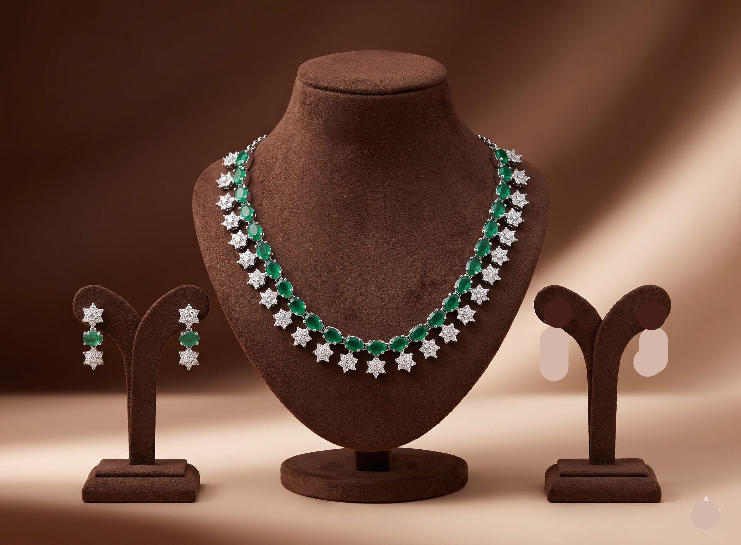 CZ Necklace Set