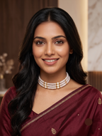 Blush Grace Freshwater Pearl 3 Line Choker