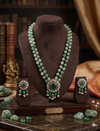 Enchanted Emerald Circular Fancy Pendent Set