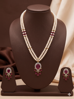 Ruby Grace Freshwater Pearl Pendant Set