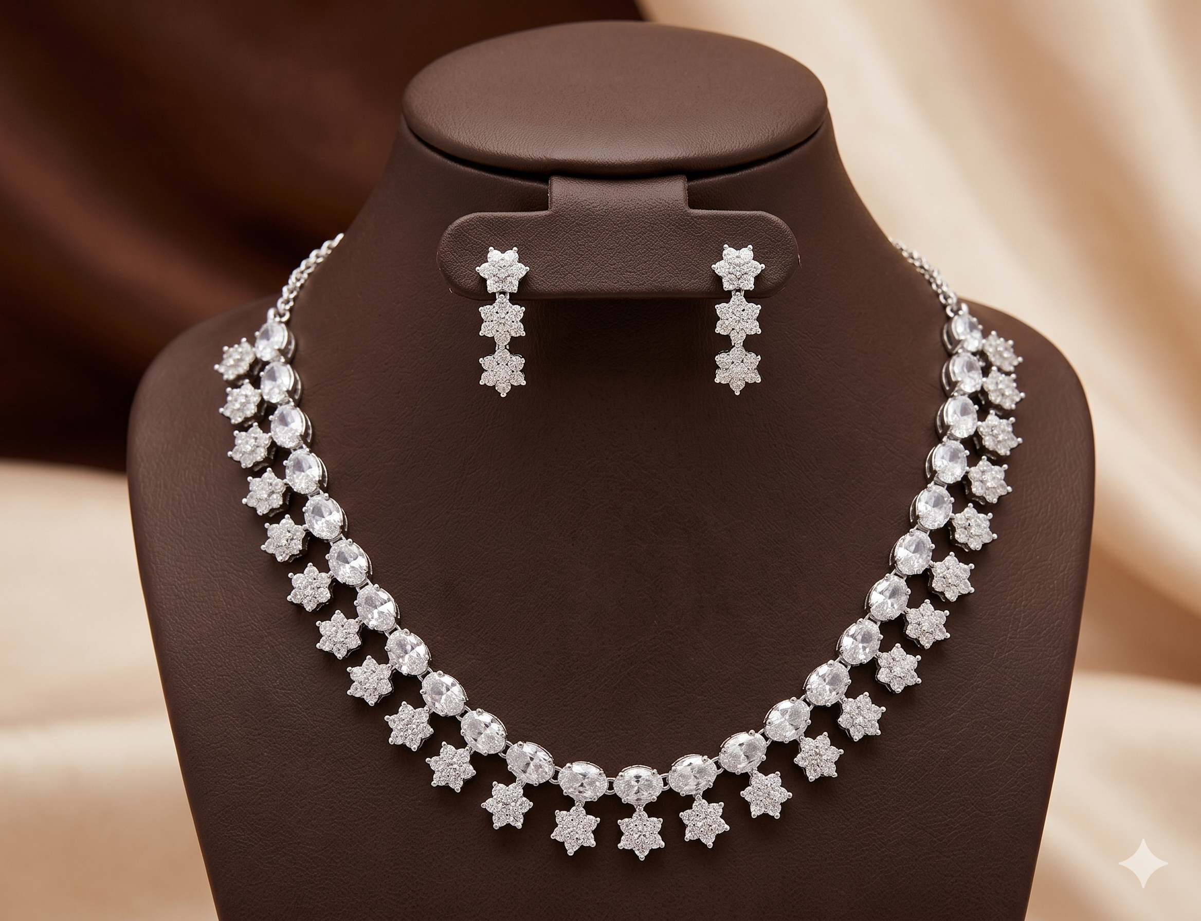 CZ Necklace Set