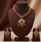 Multicolour CZ Necklace Set