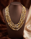 Sunlit Citrine Cascade Necklace