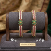 Floral Festive Charm Bangles