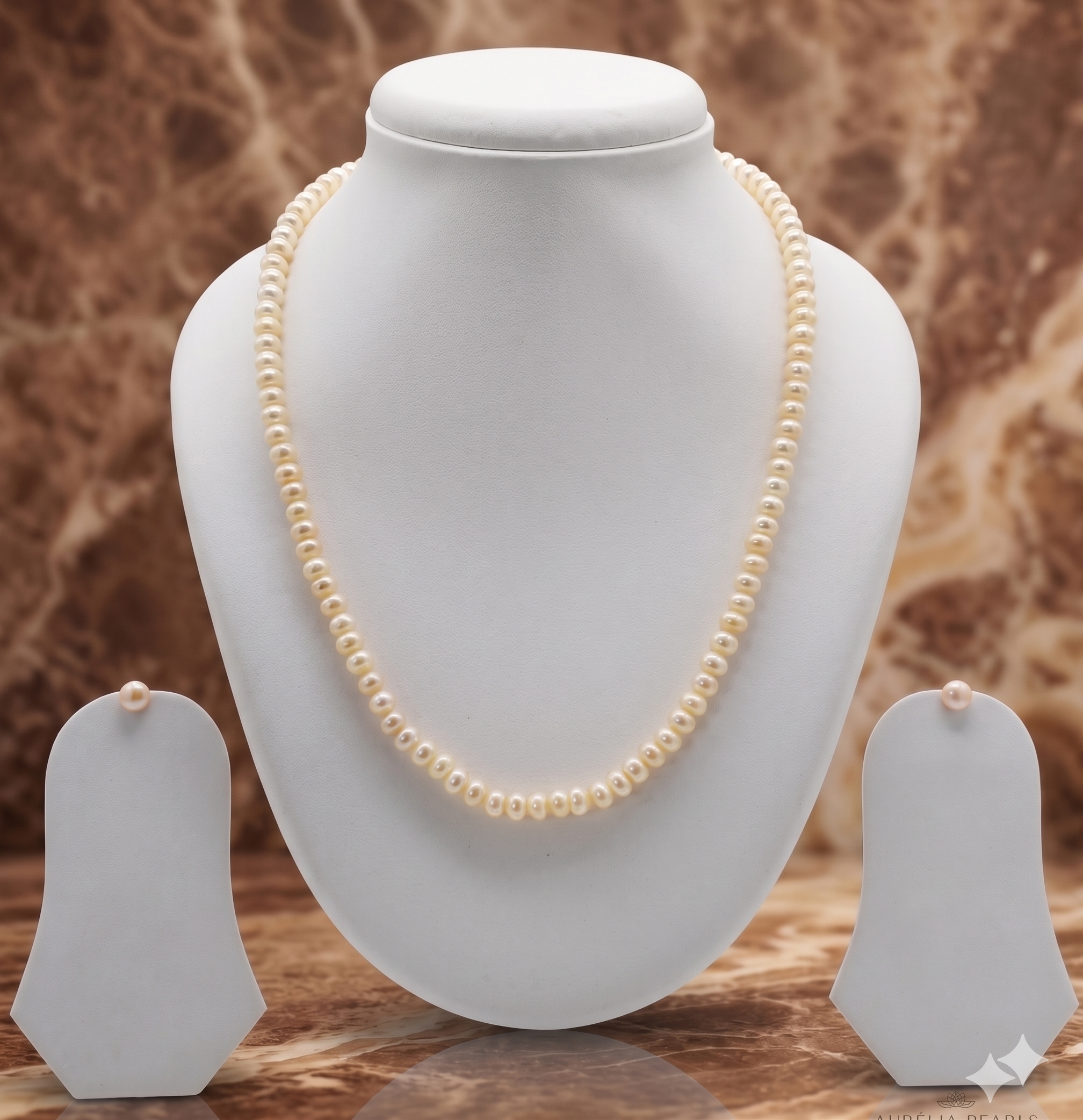 Ivory Streamline Pearls Necklace
