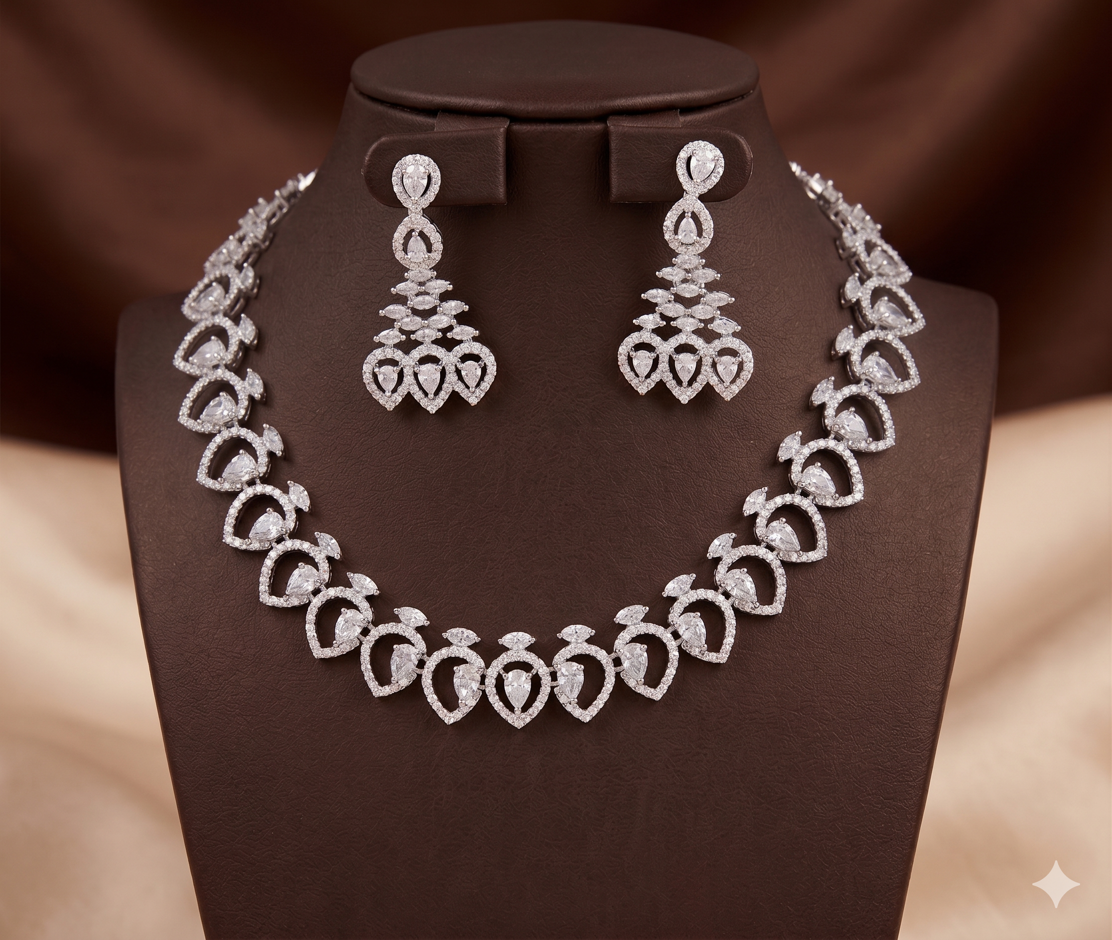 CZ Necklace Set