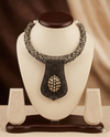 Antique Dull Polish Necklace Set