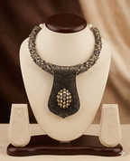 Antique Dull Polish Necklace Set
