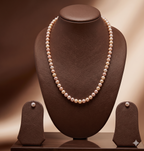 Blush Pink Freshwater Pearl Necklace Set