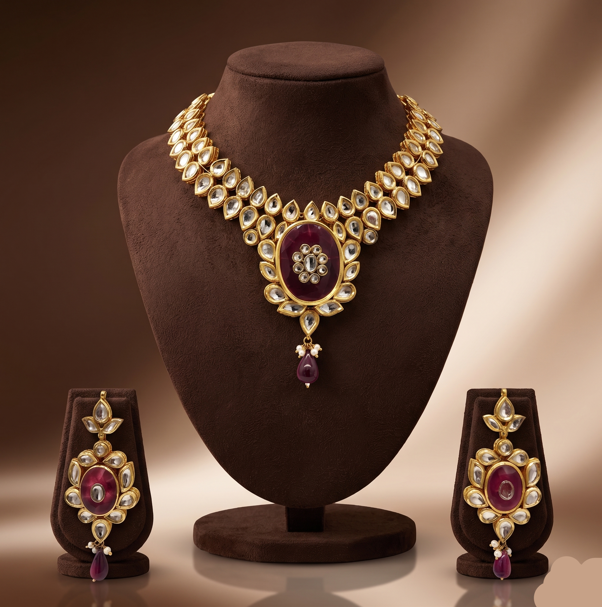 Kundan Necklace Set