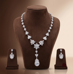 White CZ Necklace Set