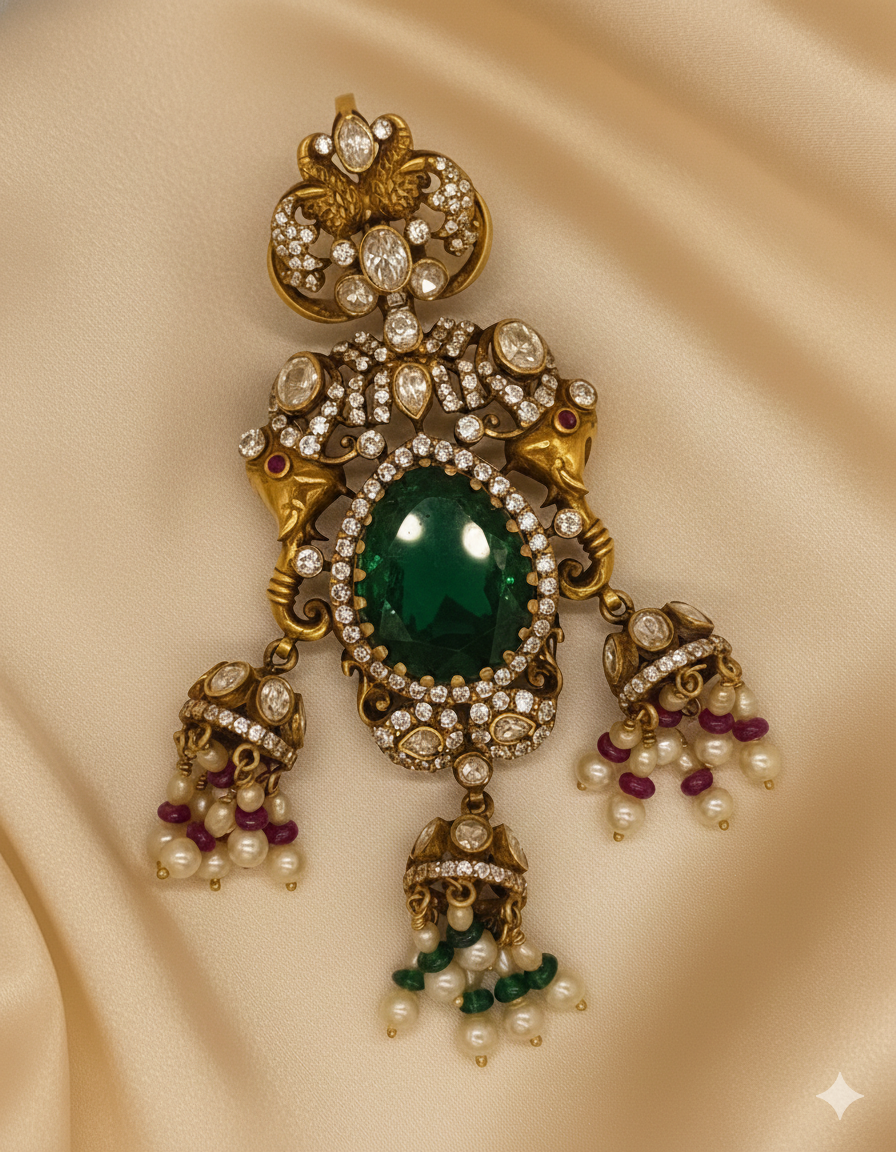 JAGDAMBA GOLD PENDENT