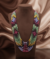 Mosaic Raga Colorful Beaded Necklace