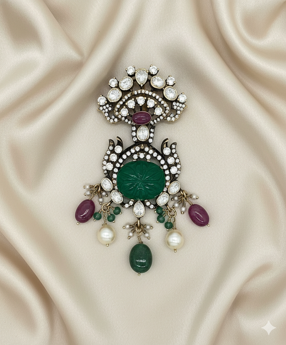 JAGDAMBA GOLD PENDENT 